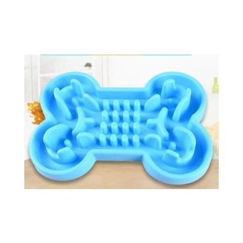 Pet puzzle slow food bowl non-slip anti-mite cat feeding dog bowl cat bowl dog pot dog food rice bowl