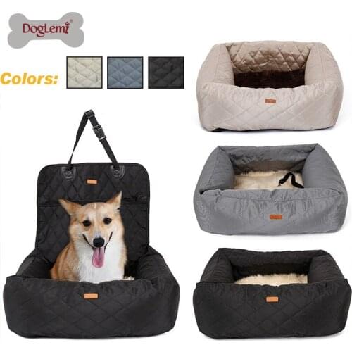 Pet Carriers Dog Car Seat Cover Carrying for Dogs Cats Mat Blanket Rear Back Hammock Protector transportin perro chihuahua