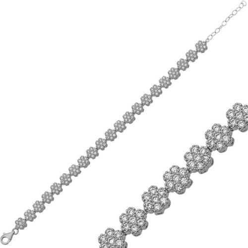 Tevuli 925 Sterling Silver Flower Women 'S Bracelet