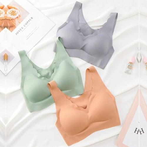 Yoga Tops Fitness Girls Super Soft Latex Cotton Women Fashion Bra Tops Breathable Yoga Running Sport Bra Sujetador Deportivo