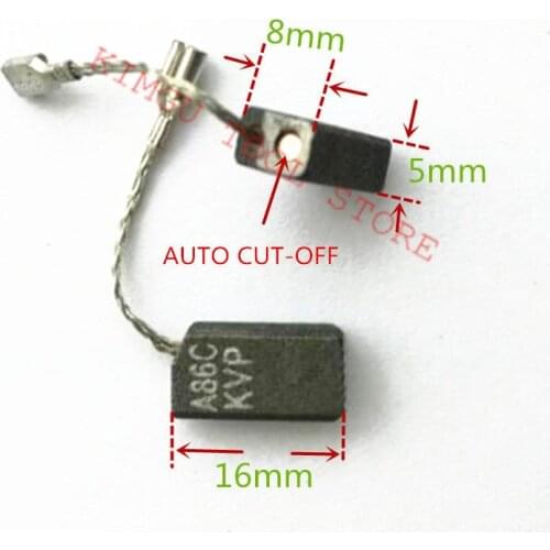 3 Pairs Replacement Carbon Brushes For Bosch GWS6-115E GWS780C GFF22A GGS300L GWS8-115C Angle Grinder Tool Accessories