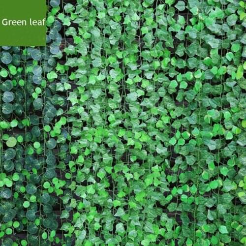 12pcs/lot Simulation Scindapsus Ye Changqing vine wedding decoration holiday party decoration Home Decoration