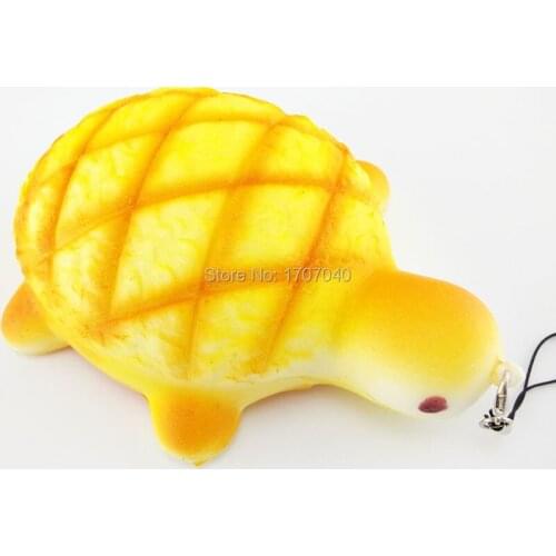 15PCS Jumbo 14CM Squishy Tortoise Soft Turtle Bread Scented Bag Wholesale Kid Toy