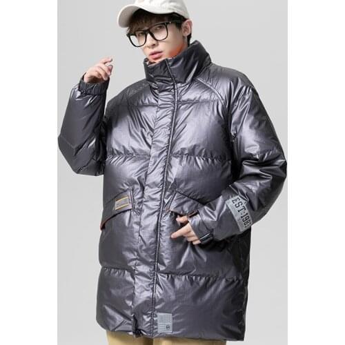 2020 Autumn & Winter New Trend Plus Size Loose Casual Thickening Wild Fashion Warm Men Mid-length Down Jacket Free Shipping