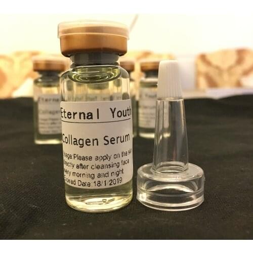 2X 10ml POWERFUL COLLAGEN GROWTH SERUM LIQUID FIRMING FACE LIFT ACTIVE PEPTIDES & EG F