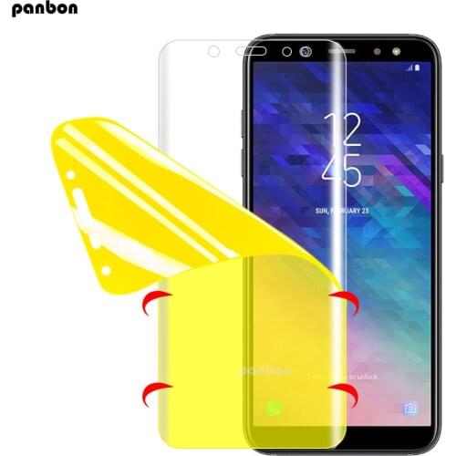 3D Hydrogel Film For Samsung A6 2018 A600 Screen Protector soft TPU Nano Full Coverage For Samsung Galaxy A6 Plus 2018 A6+ A605F