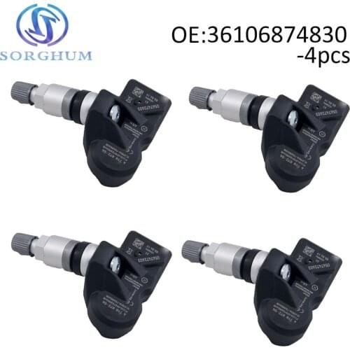 4pcs 36106874830 TPMS Tire Pressure Monitor Sensor Fits for BMW ROOLS ROYCE