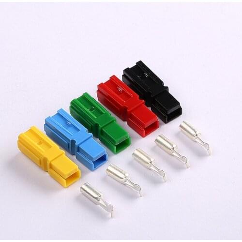 50pcs/lot 45A dc power connector battery car terminal quick Plug charging connector for vehicle batteries E-Bike forklift