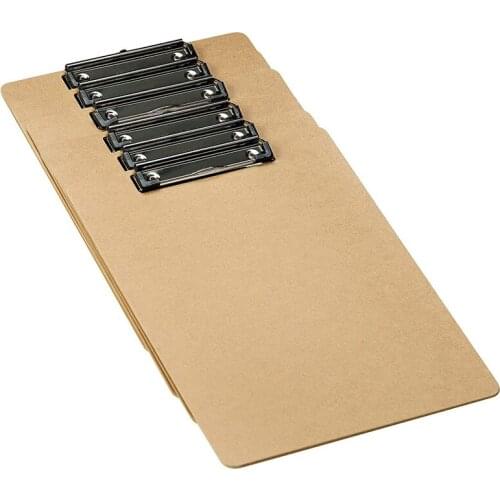 6PCS Student Writing Board, Wood Fiber Pad, Cardboard Folder, Menu Folder, A4 Office Board Folder