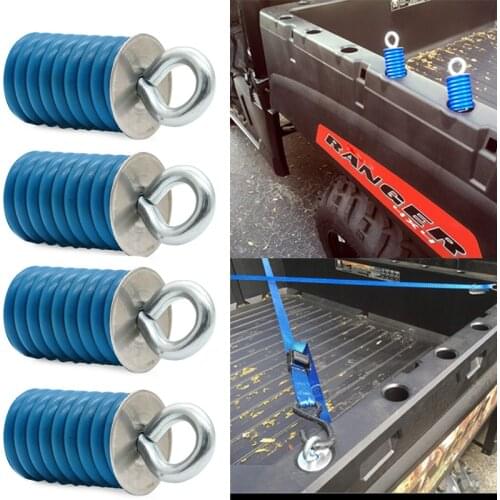 8X Anchors Lock & Ride Type Eyelet Tie Down Anchor For Polaris Ranger General Cargo Hook Cargo Racks Eye Bolt Fasteners 1-7/16"