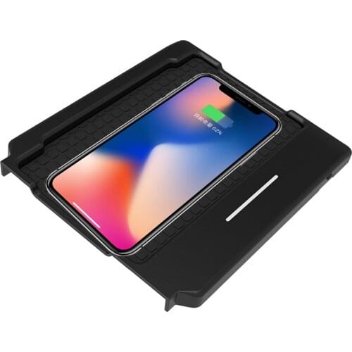 Aotsr QI Wireless Car Charger For Lexus 2017 ES 2014-2017 Intelligent Infrared Wireless Charging Car Phone Holder for iPhone