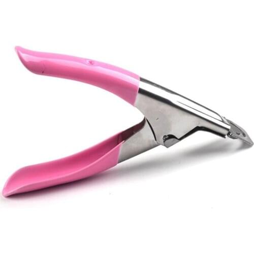 Professional Nail Art Clipper Cutter UV Gel False Nail Tips Edge Cutters Stainless Steel U One Word Clippers Manicure Tool