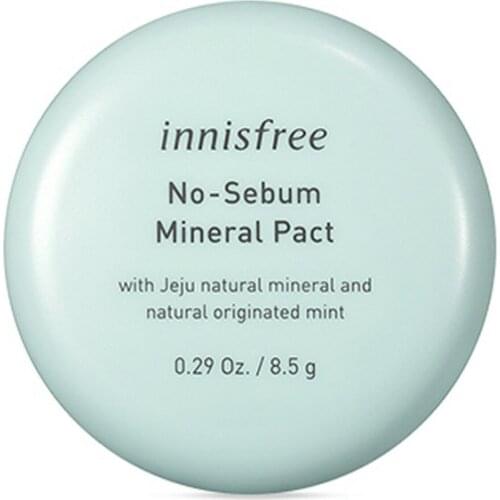 No Sebum Mineral Pact 8.5g Whitening Concealer Foundation Oil Control Zero Face Base Powder Makeup Korean Cosmetics