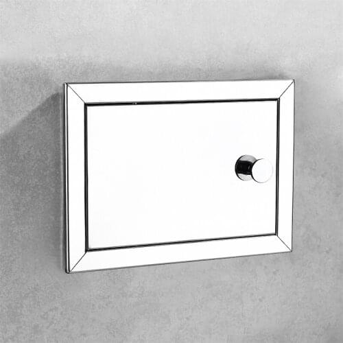 Stainless Steel Concealed Toilet Roll Paper Holder In-wall Tissue Box Toilet Paper Holder Waterproof Paper Towel Holder