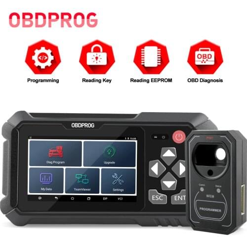 OBDPROG 501 Obd2 Auto Key Programmer Wifi Remote Key Master Code Reader EEPROM Pin Code IMMO OBD 2 Car Diagnostic Tool PK X300