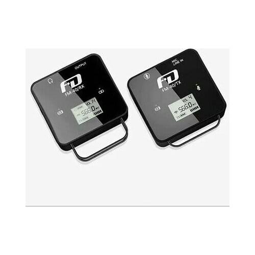 Magic Vision Feidu FM40 Portable Mini UHF Wireless lavalier Microphone system lavalier mic Transmitter & Receiver for camera
