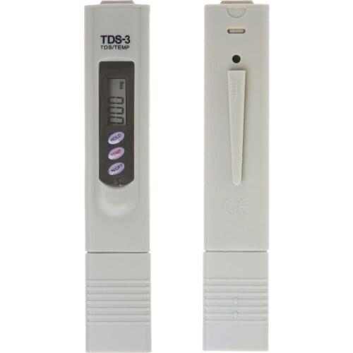 Portable Pen TDS-3 Meter 0 - 9990 ppm LCD Digital Water Meter Filter Measuring Water Quality Purity Tester TDS Meter