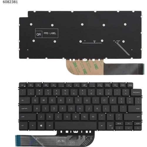 US QWERTY New Replacement Keyboard for Dell Vostro Inspiron 5390 5391 5490 5498 5493 5494 7391 Laptop Black NO Frame