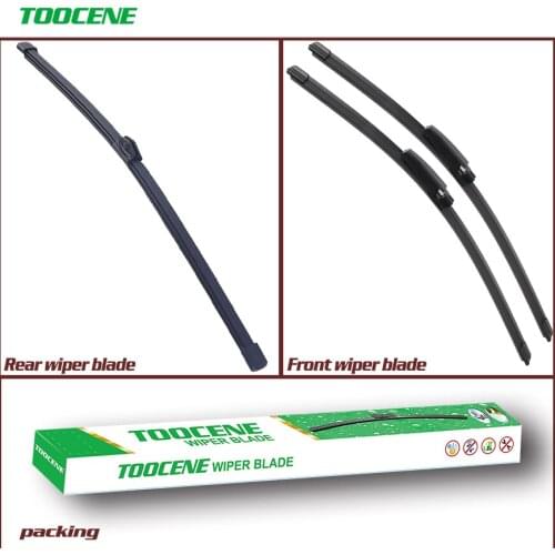Front and Rear Wiper Blades For Audi A4 8E/8H B7 2004-2007 Windshield Windscreen wiper Window 22+22+16"