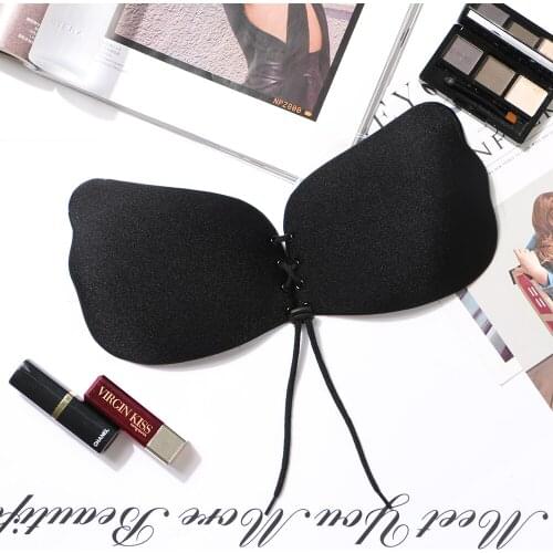 Silicone Push-Up Strapless Backless Self-Adhesive Gel Magic Stick Invisible Bra
