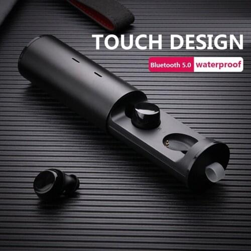 Touch Mini True Wireless Bluetooth Earphone 5.0 Stereo Earbuds Twins Waterproof Headset Hands-free Calling Earphone For iPhone