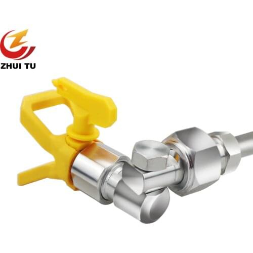 7/8" F-7/8" M Universal Swivel Joint With Sprayer Base Guard & 517 Tip For Airless Spray Gun Of Airless Spraying Machine Sprayer