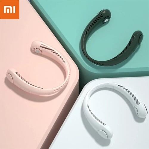 Xiaomi Neck Fan Fanless Small Electric Fan Hanging Fan Portable Charging Hanging Fan Silent Headset Student Fan