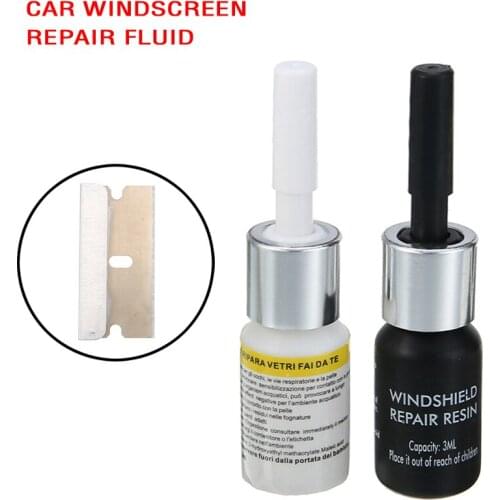 1 set Car Amino-acrylate Glass Nano Repair Fluid Auto Window Repair Crater Scratch Fixing DIY Windshield Repair Parts Tools