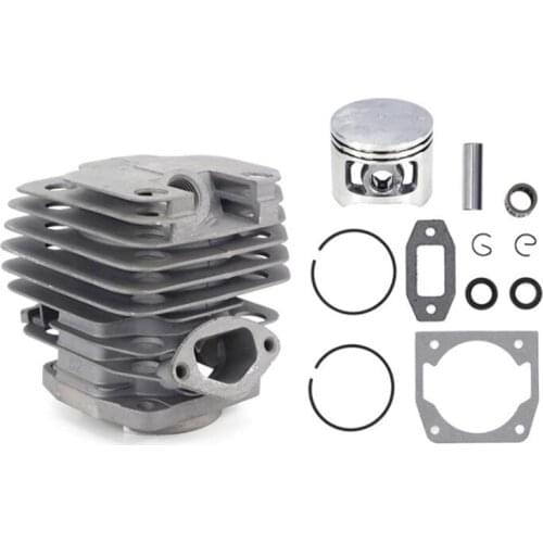 1 Set Diameter 45mm Chainsaw Cylinder and Piston Set Fit 52 52Cc Chainsaw Spare Parts for Gasoline/Oil Chainsaw Spares