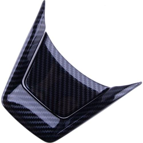 1Set Carbon Fiber Style Steering Wheel Decoration Trims Covers Fit For Subaru Forester Crosstrek XV