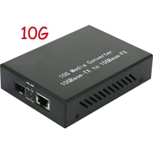 10G optical fiber transceiver 10G photoelectric converter LC interface Ethernet SFP multi-single-mode dual-fiber RJ45