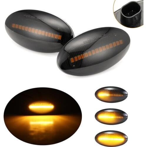 2pcs For Suzuki Swift Alto Jimmy Splash SX 4 LED Dynamic Side Marker Turn Signal Light Sequential Blinker Indicator Light