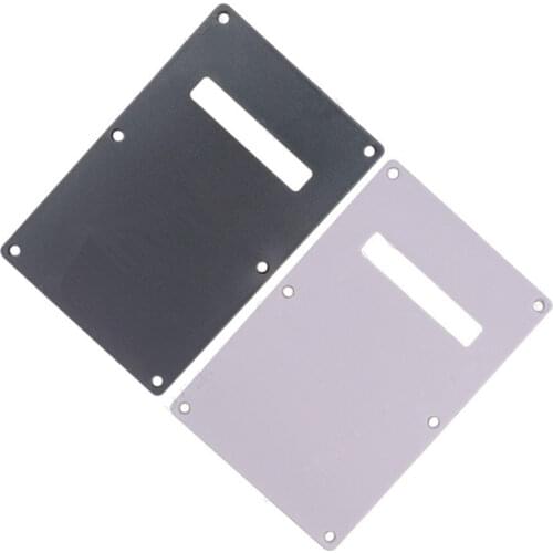 2Pcs Electric Guitar Cavity Cover Spring Cover Back Plate Wiring Cover White Black 2 Color guitar accessories