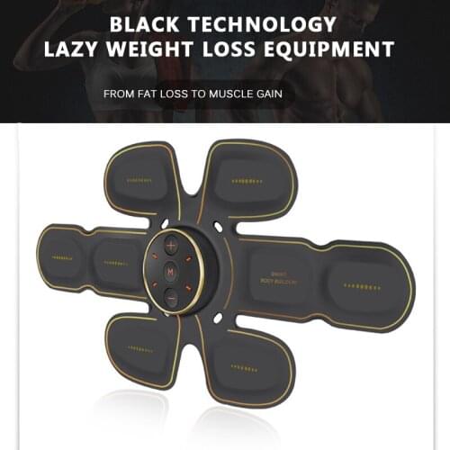 2020 EMS Wireless Muscle Stimulator Abdominal 8-Mode Belt Muscle Training Body Muscle Fitness Trainer for Abdomen Arm Leg Unisex