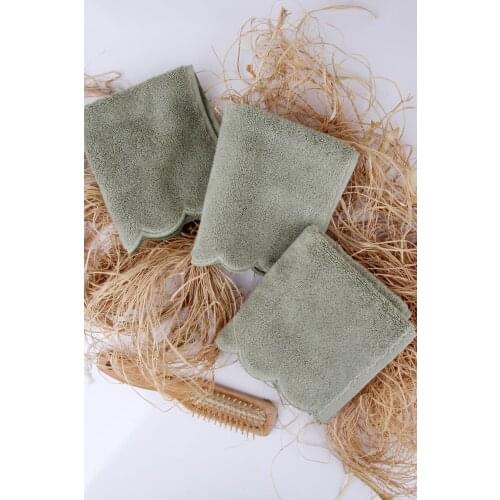 100% Cotton 30x30cm 3 PCS Guest Hand Towel Set