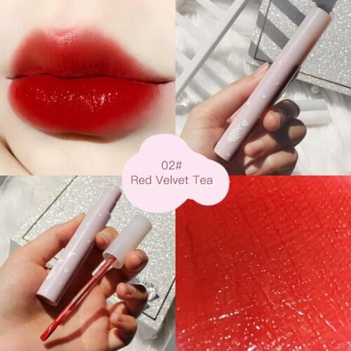 4 Colors Soft Smooth Lip Gloss Makeup Matte Mist Lipstick Waterproof Longlasting Red Lip Tint For Women Sexy Lip Cosmetic TSLM2