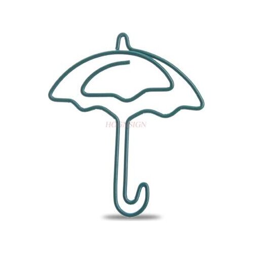 6pcs Office supplies paper clip color paper clip wholesale cute umbrella metal paper clip idea