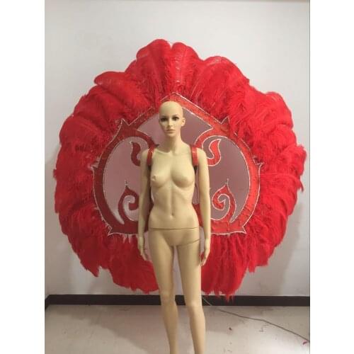 Latin dance Samba accessories Fashion exquisite headdress feathers Delicate dance shows accessories
