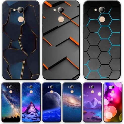 For Honor 6C Case Geometric Style Case For Honor 6C TPU Phone Bag on Honor 6C Case Soft Back Cover For Huawei Honor 6C 6 C Coque
