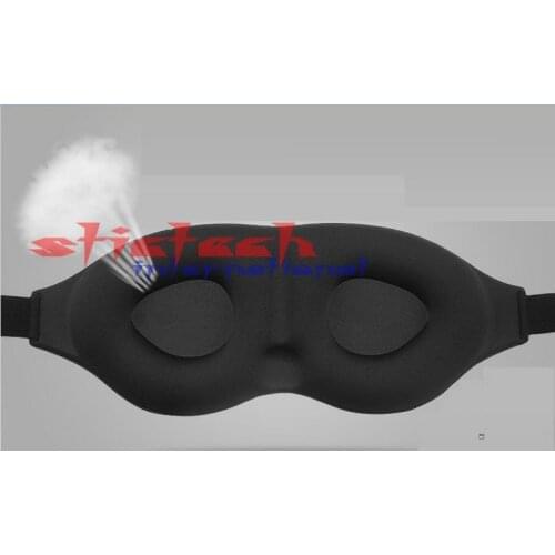 By dhl or ems 200 pieces high quality Travel 3D Rest Sleeping Eyeshade Eye Mask Memory Foam Padded Shade Cover Blindfold