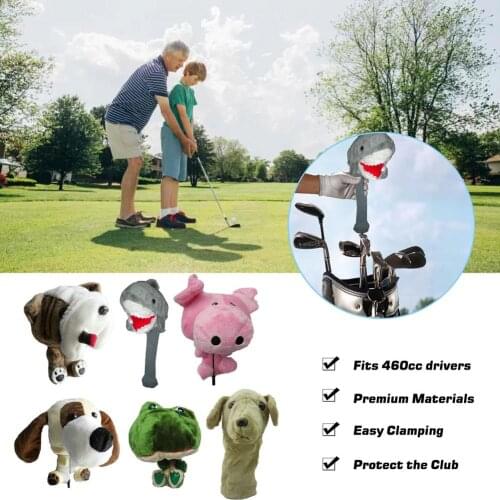 Glof Equipment Golf Driver Head Cover Club Hugger Animal Plush Club Headcover