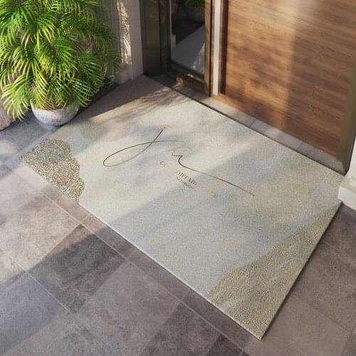 Entrance Door Mat Carpet PVC Kitchen Mat Bathroom Mat Anti-slip Freely Cuttable Mats Carpet DIY Pattern Floor Hallway Door Mats