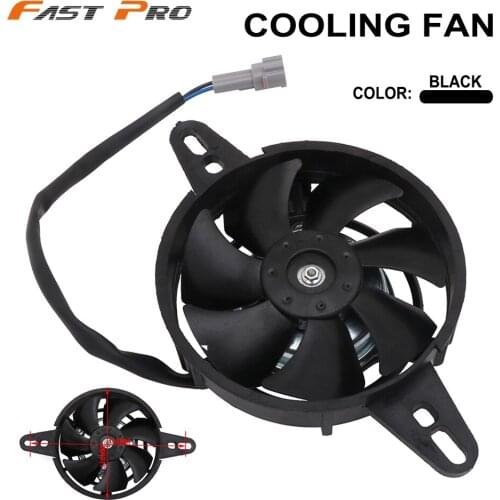Motorcycle Oil Cooler Electric Radiator Cooling Fan Engine Radiator For Chinese 200cc 250cc Quad ATV 4 Wheeler Go Kart Dirt Pit