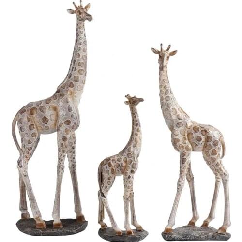 [MGT]Modern minimalist giraffe statue decoration home window decoration crafts display