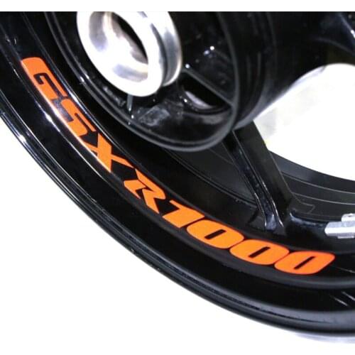 Motorcycle Wheel Sticker Decal Reflective Rim Bike Motorcycle Suitable for SUZUKI GSX R1000