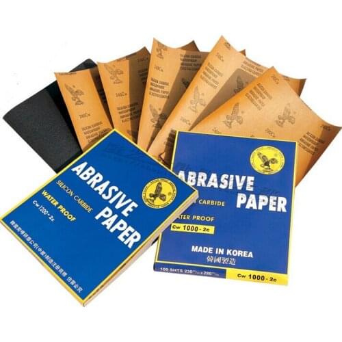 15Pcs/Lot Polishing Sandpaper Sanding Waterproof Abrasive Paper P150-P2000#, abrasive paper, emery paper