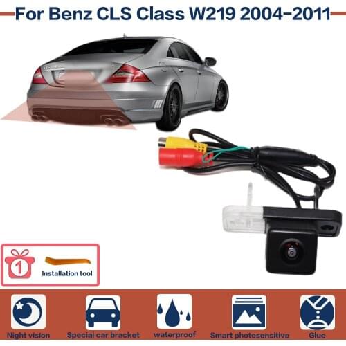 Night Vision Full HD Car Rear View Reverse Backup Camera High Quality CCD For Benz CLS Class W219 2004-2011
