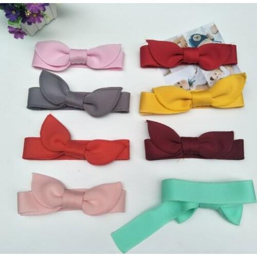 2018 New 10pcs/lot Fashion Space Cotton Children Girls Headband Bowknot Hairbands Kids Rabbit Ear Hair Accessories Hair Band