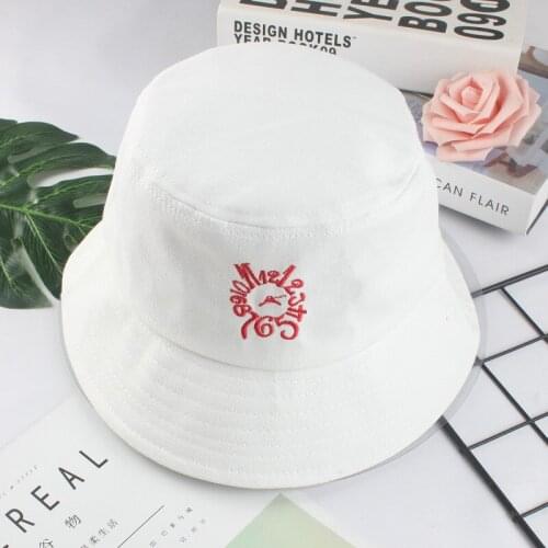 Fashion Korean Panama Hat Reversible Bucket Hat Summer Sun Hats for Women Men Gorro Bob Panama Street Hip Hop Cap Chapeau Femme