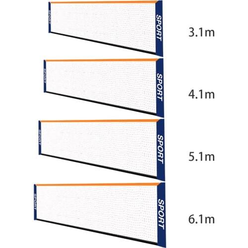 Durable Nylon Mesh Net Replacement Portable for Badminton Tennis Pickleball Volleyball Training Indoor Outdoor Yard Sports
